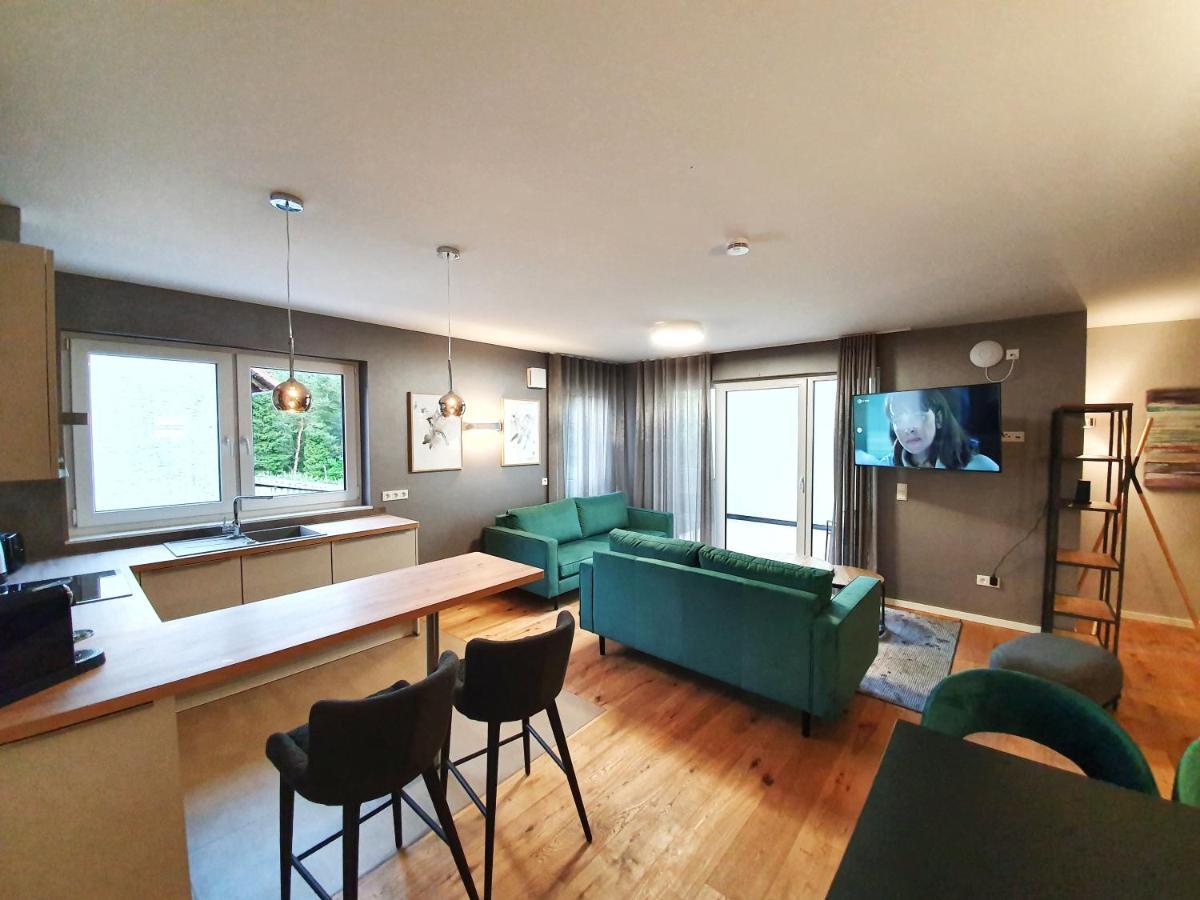 Erasmus Lodge - Ferienwohnungen Zum Wohlfuehlen Trassem Buitenkant foto