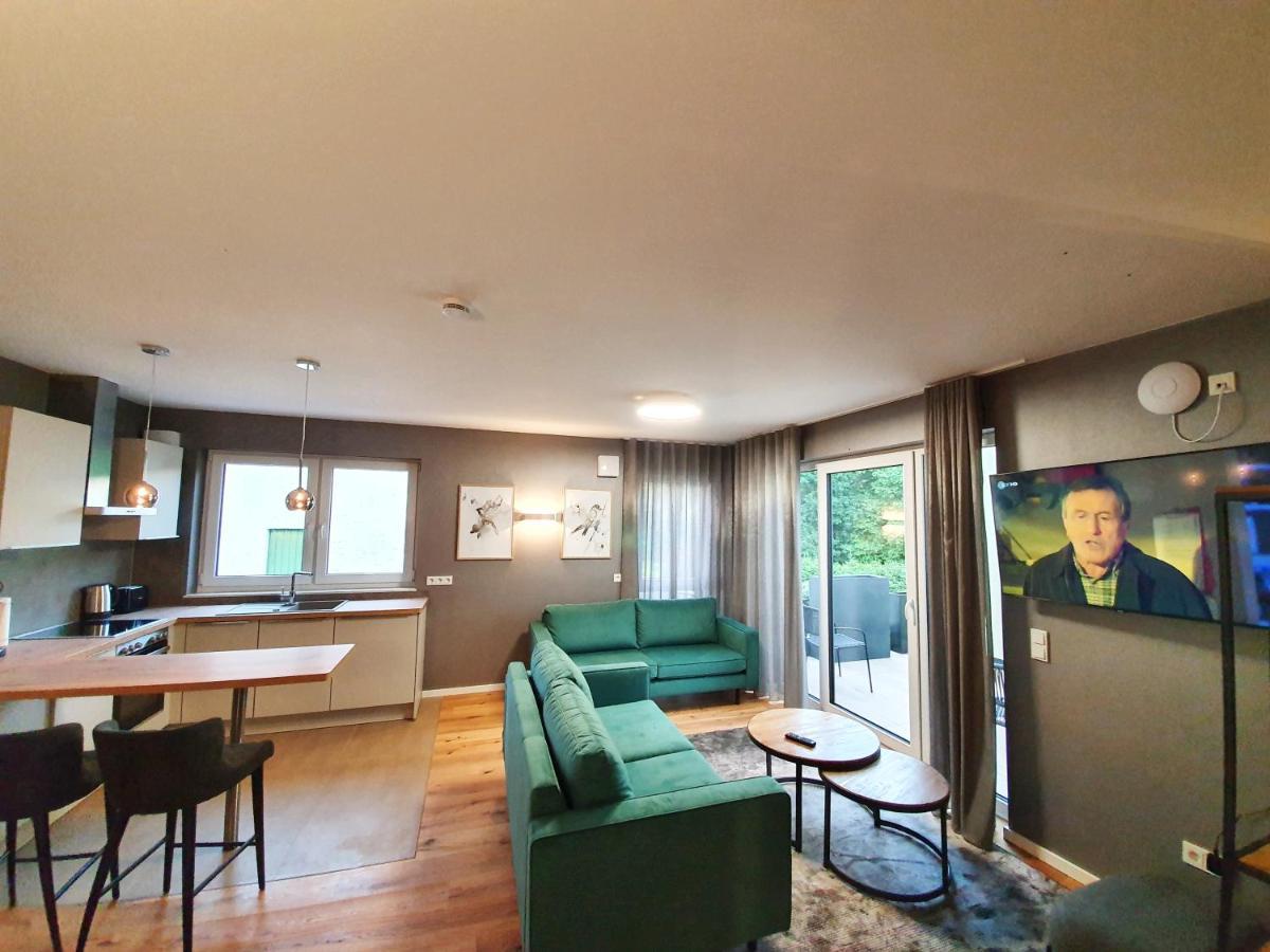 Erasmus Lodge - Ferienwohnungen Zum Wohlfuehlen Trassem Buitenkant foto